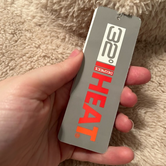 NWT 32 Degrees Heat XL Cream Coconut Ivory Teddy Bear Mock Neck Pullover Sweater - Picture 5 of 10